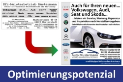 Optimierungspotenzial Anzeigenvorlagen